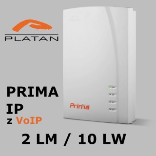 Centrala telefoniczna PLATAN IP PRIMA 2 LM/10 LW z VoIP