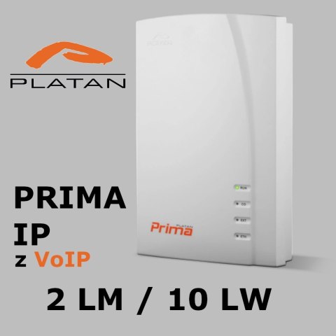 Centrala telefoniczna PLATAN IP PRIMA 2 LM/10 LW z VoIP
