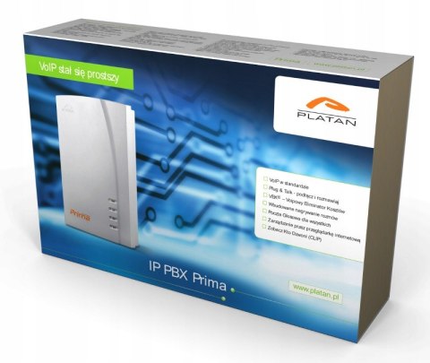 Centrala telefoniczna PLATAN IP PRIMA 2 LM/10 LW z VoIP