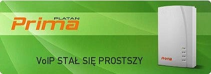 Centrala telefoniczna PLATAN IP PRIMA 2 LM/10 LW z VoIP