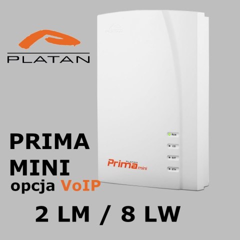 Centrala telefoniczna Platan PRIMA mini 2 LM/8 LW opcja VoIP