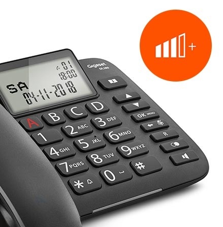 Gigaset DL380 telefon przewodowy dla seniora