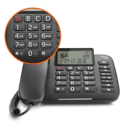 Gigaset DL380 telefon przewodowy dla seniora