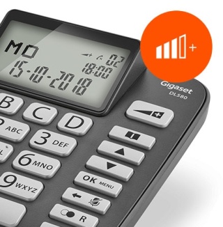 Gigaset DL580 telefon przewodowy dla seniora