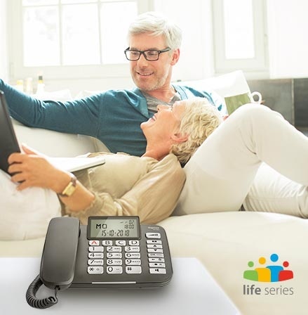 Gigaset DL580 telefon przewodowy dla seniora