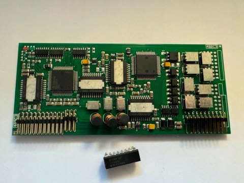 Karta LOC-4 z drabinką rezystorową do centrali telefonicznej Platan SIGMA