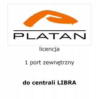 Licencja na 1 port zewnetrzny do central Platan LIBRA