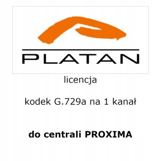 Licencja na kodek G.729a na 1 kanał VoIP dla centrali PROXIMA