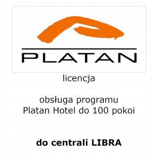 Licencja na obsługę programu Platan HOTEL do 100 pokoi dla centrali LIBRA
