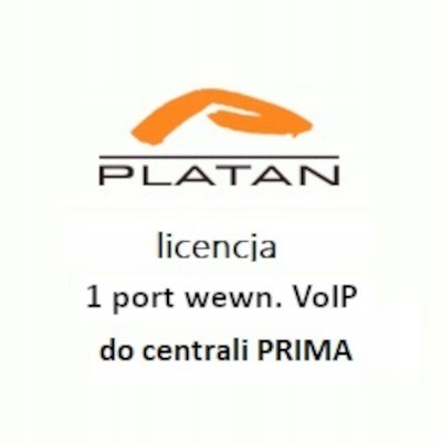 NOWA Licencja na 1 port wewnętrzny VoIP do central Platan PRIMA