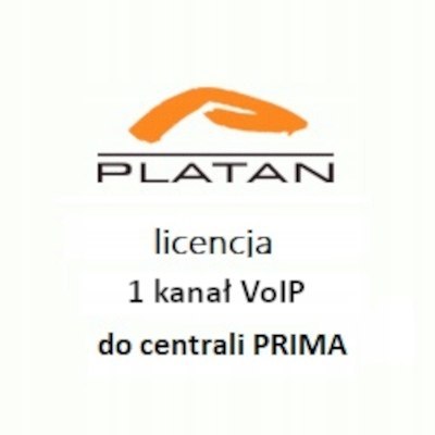 NOWA licencja na 1 kanał VoIP do central Platan PRIMA