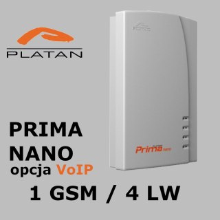 PLATAN PRIMA NANO 1 GSM / 4 LW centrala telefoniczna IP-PBX