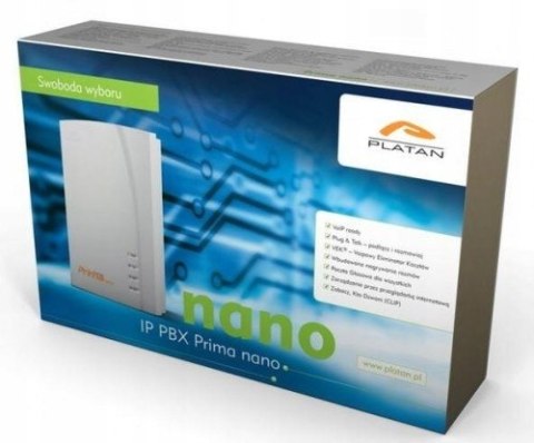 PLATAN PRIMA NANO 1 GSM / 4 LW centrala telefoniczna IP-PBX