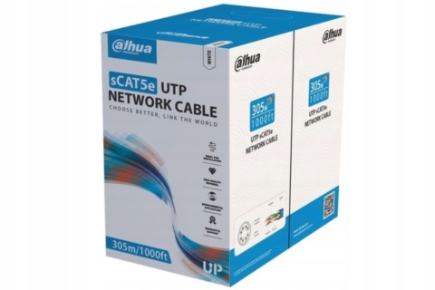 Skrętka Dahua U/UTP kat. 5e KABEL SIECIOWY DH-PFM920I-5EUN opakowanie 305m