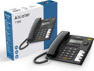 Telefon przewodowy Alcatel T56 z CLIP