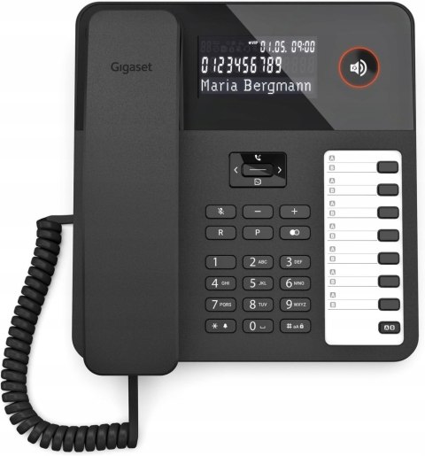 Telefon przewodowy Gigaset DESK 600 czarny