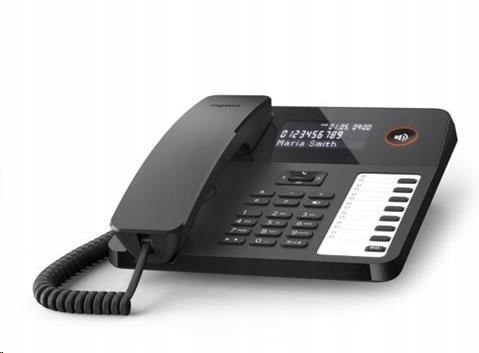 Telefon przewodowy Gigaset DESK 600 czarny