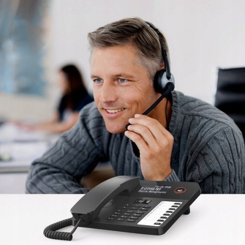 Telefon przewodowy Gigaset DESK 600 czarny