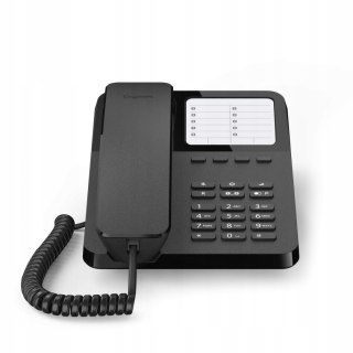 Telefon stacjonarny przewodowy Gigaset DESK 400 czarny